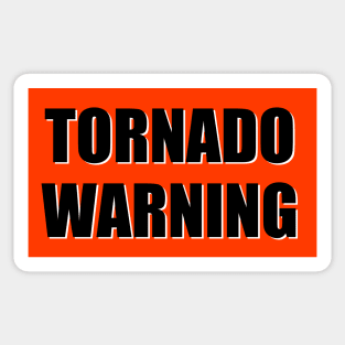 TORNADO WARNING Sticker